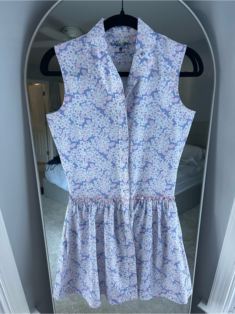 Sleeveless Floral Athletic Dress